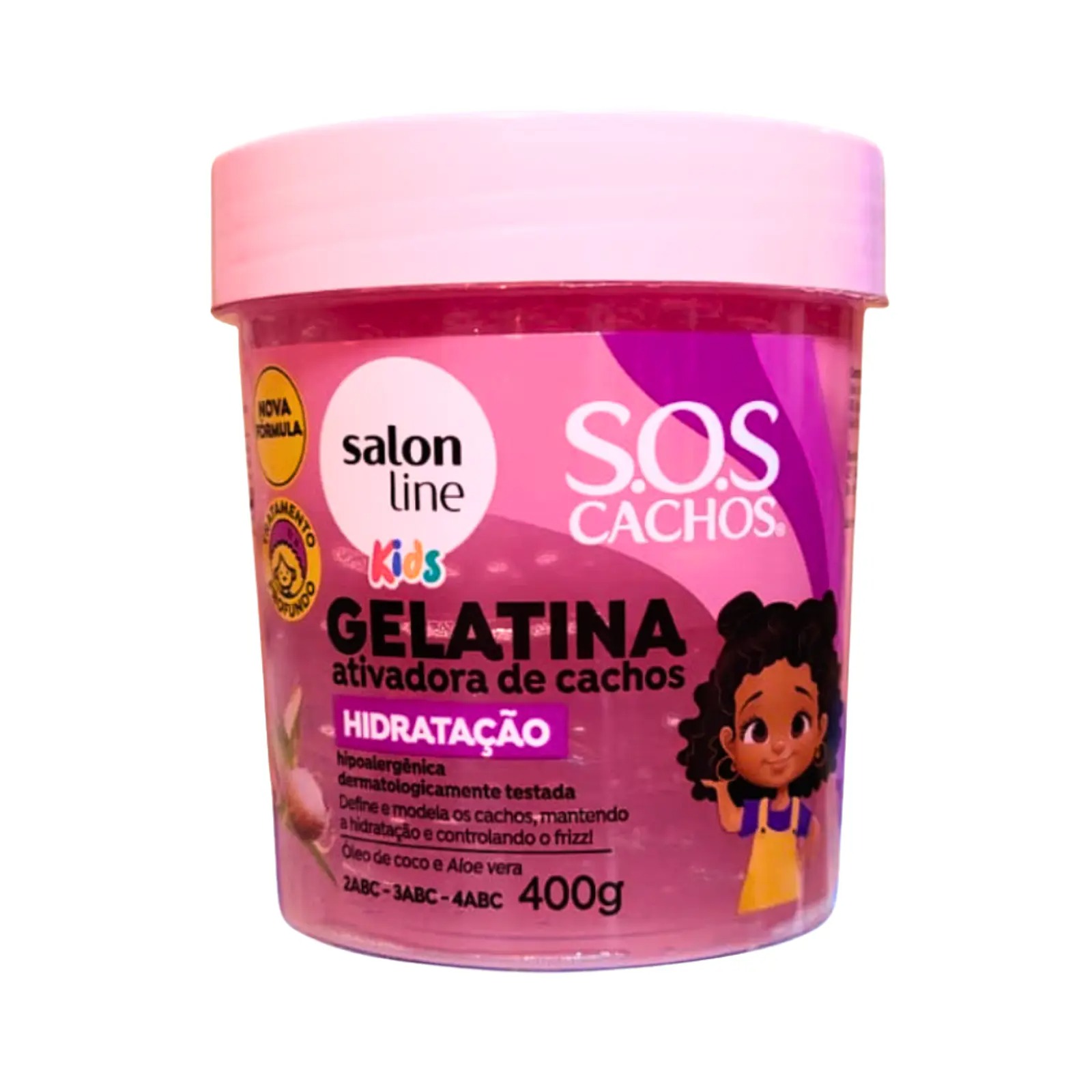 Gelatina de Hidratación para Rizos Kids Salon Line 400g