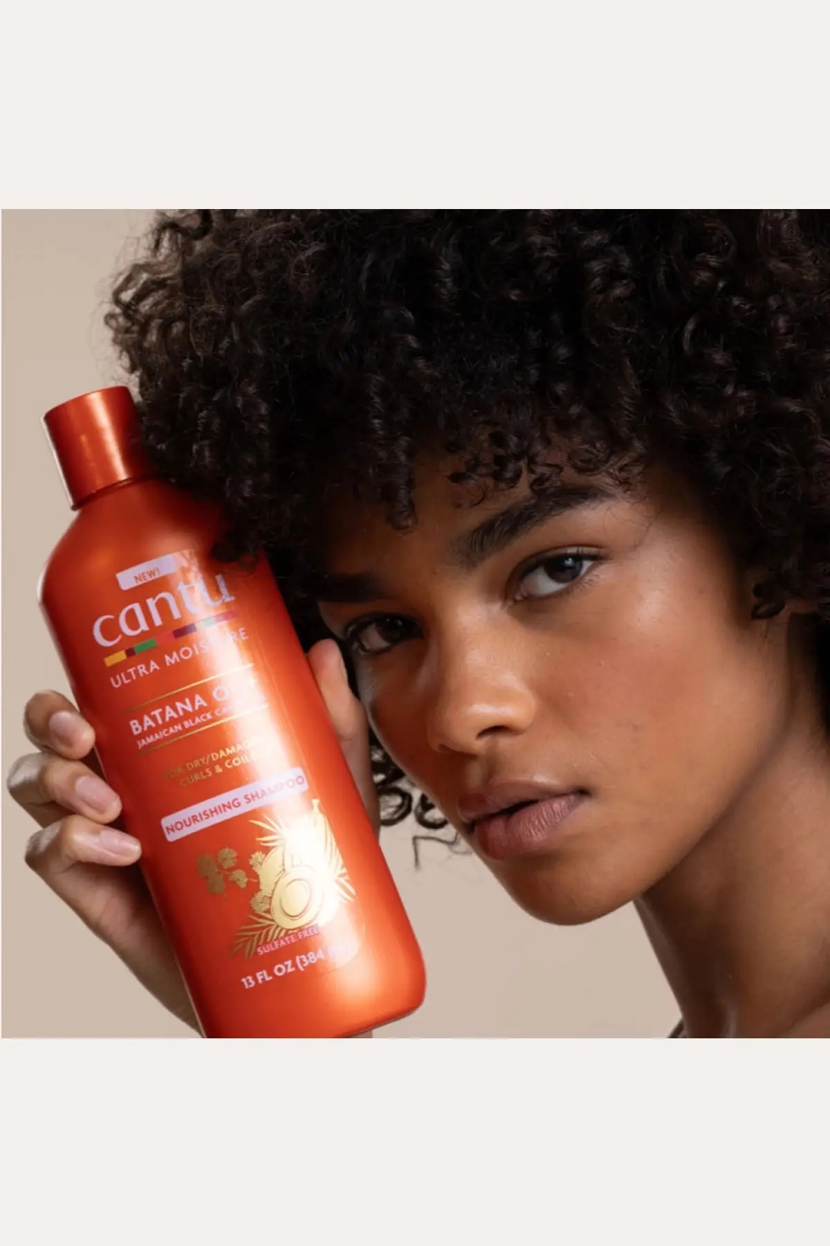 Cantu Ultra Moisture Nourishing Shampoo with Batana Oil + Jamaican Black Castor Oil – 13 fl