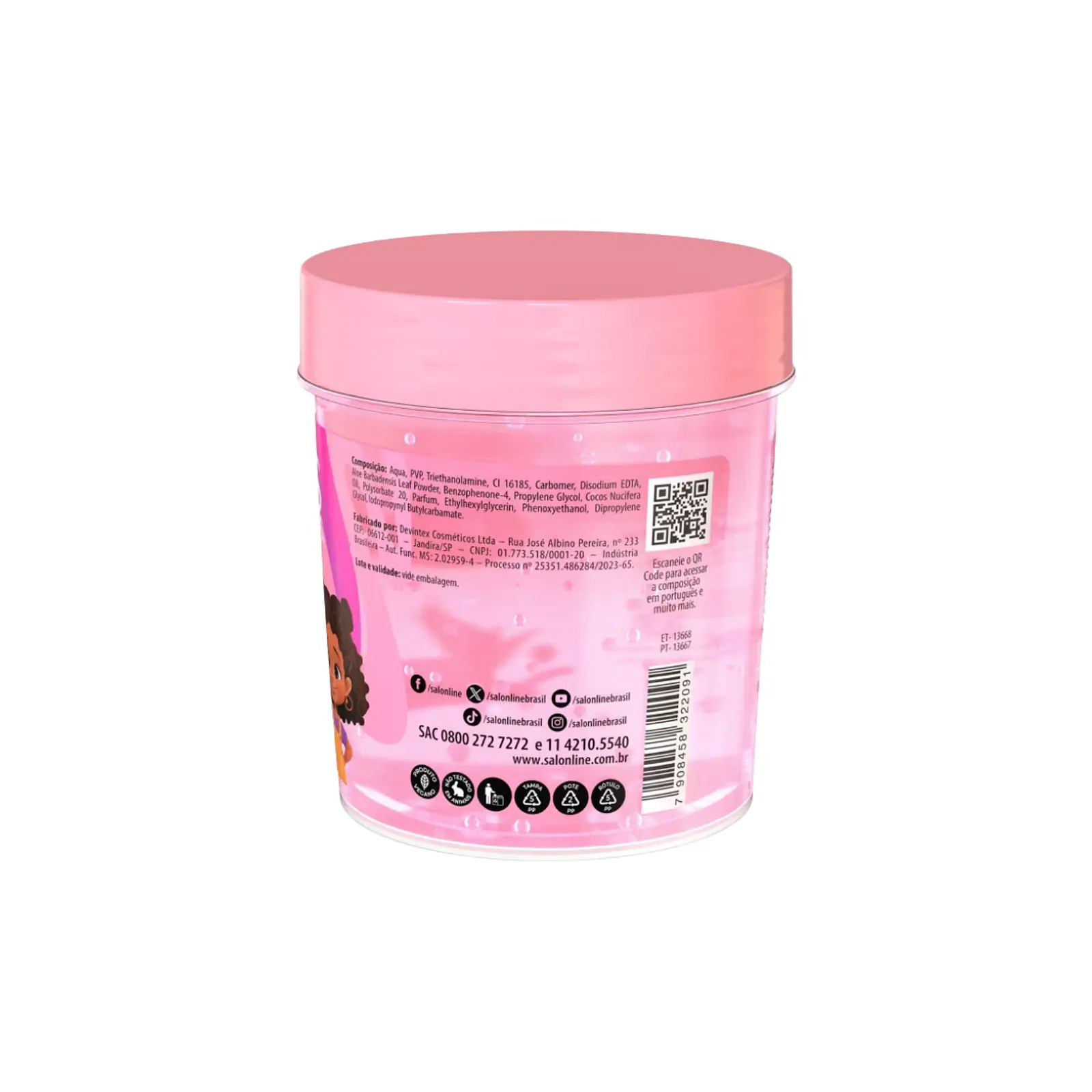 Gelatina de Hidratación para Rizos Kids Salon Line 400g – vista 2