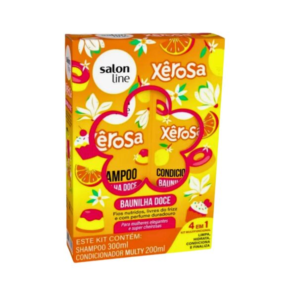 Kit Shampoo 300ml + Acondicionador 200ml Xêrosa Vainilla Dulce de Line