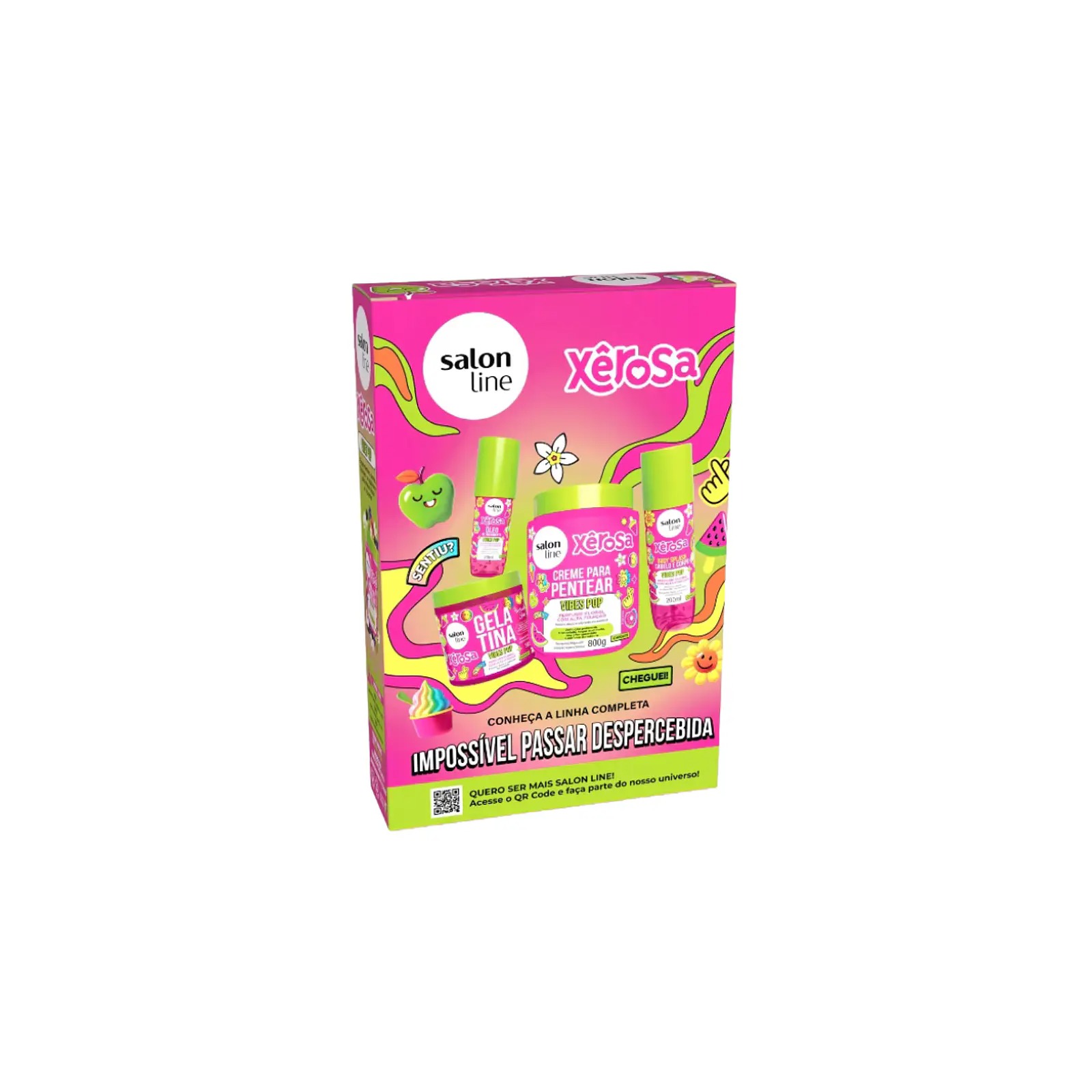 Kit Shampoo 300ml + Condicionador 200ml Xêrosa Vibes Pop de Line – vista 2