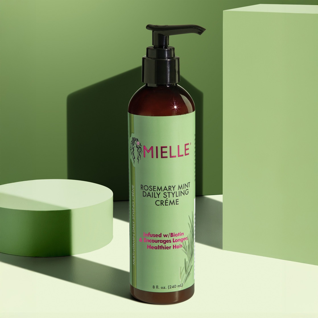 MIELLE ROSE MINT STYLING CRM 8Z de Mielle Naturals