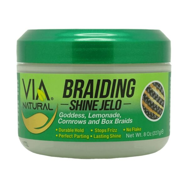 Via Natural Braiding Shine Jelo 8 Oz de Via Naturals