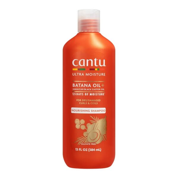 Cantu Ultra Moisture Nourishing Shampoo with Batana Oil + Jamaican Black Castor Oil – 13 fl – vista 2