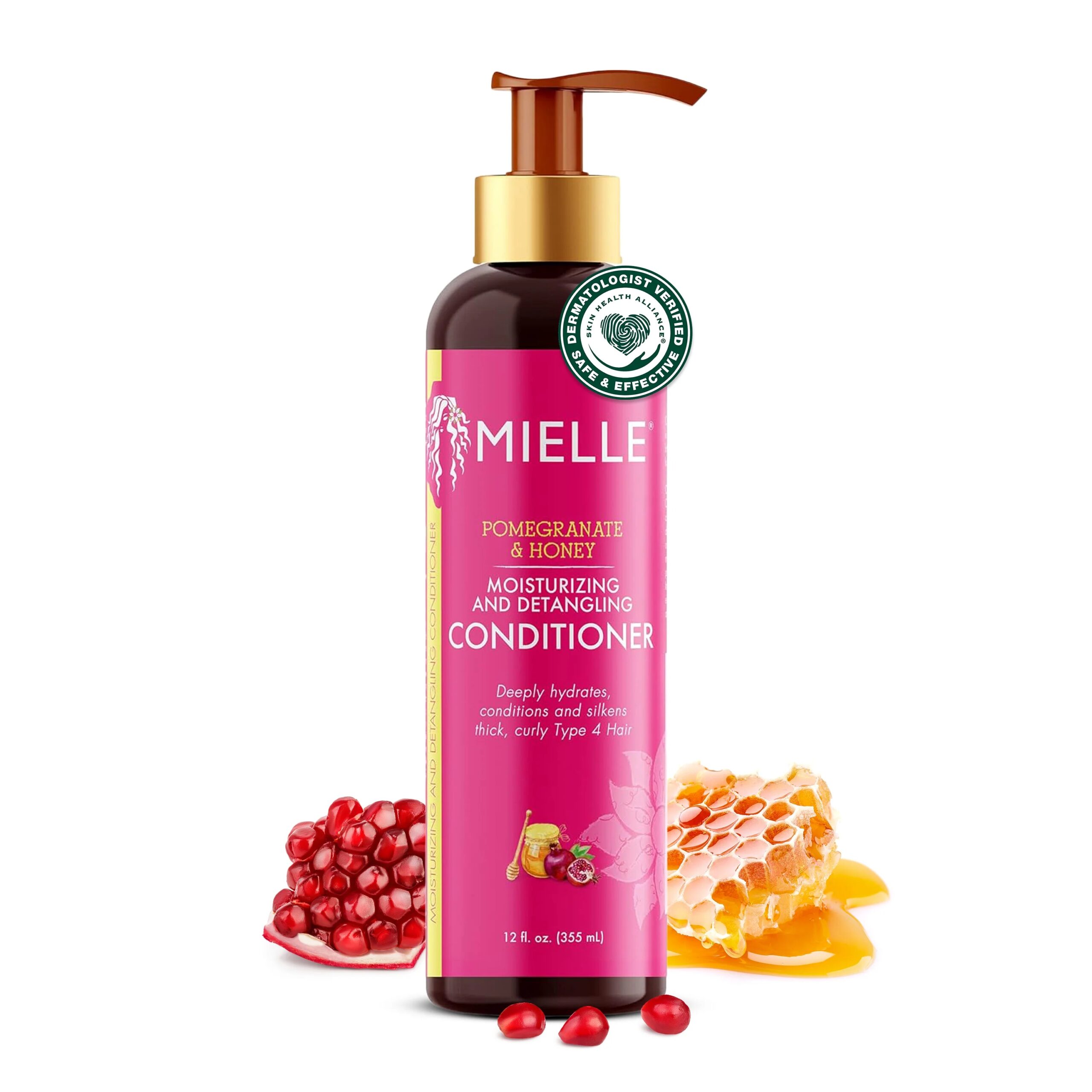 Pomegranate & Honey Detangling Conditioner 12oz de Mielle Naturals
