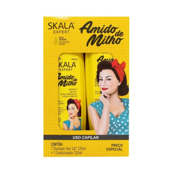Kit Shampoo Y Acondicionador Skala Amido De Milho