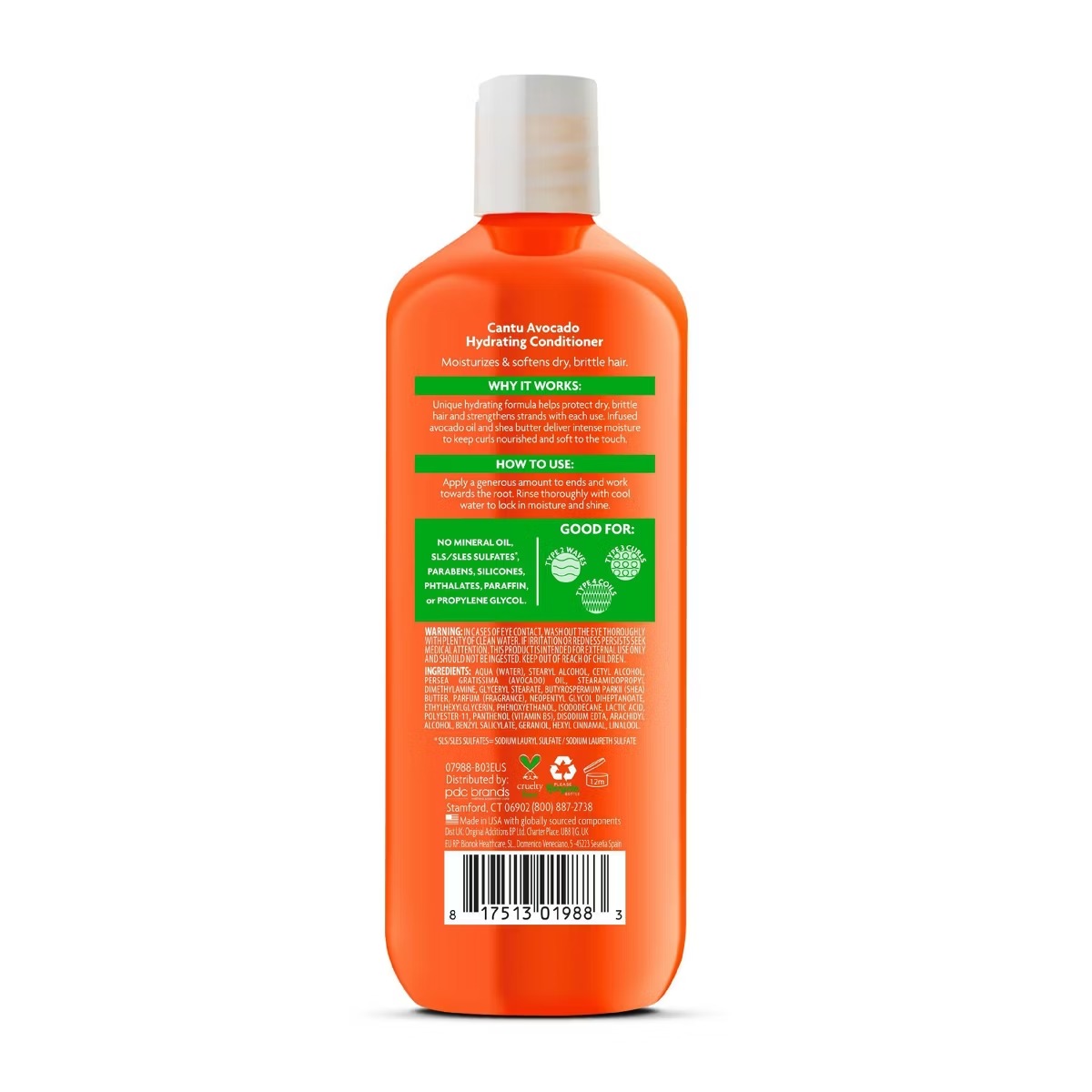 Cantu Avocado Hydrating Sulfate Free Conditioner – 13.5 fl oz – vista 2