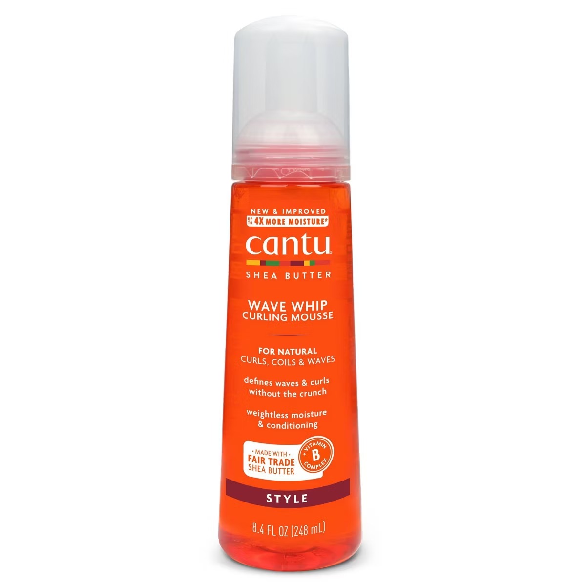 Cantu Wave Whip Curling Mousse – 8.4 fl oz