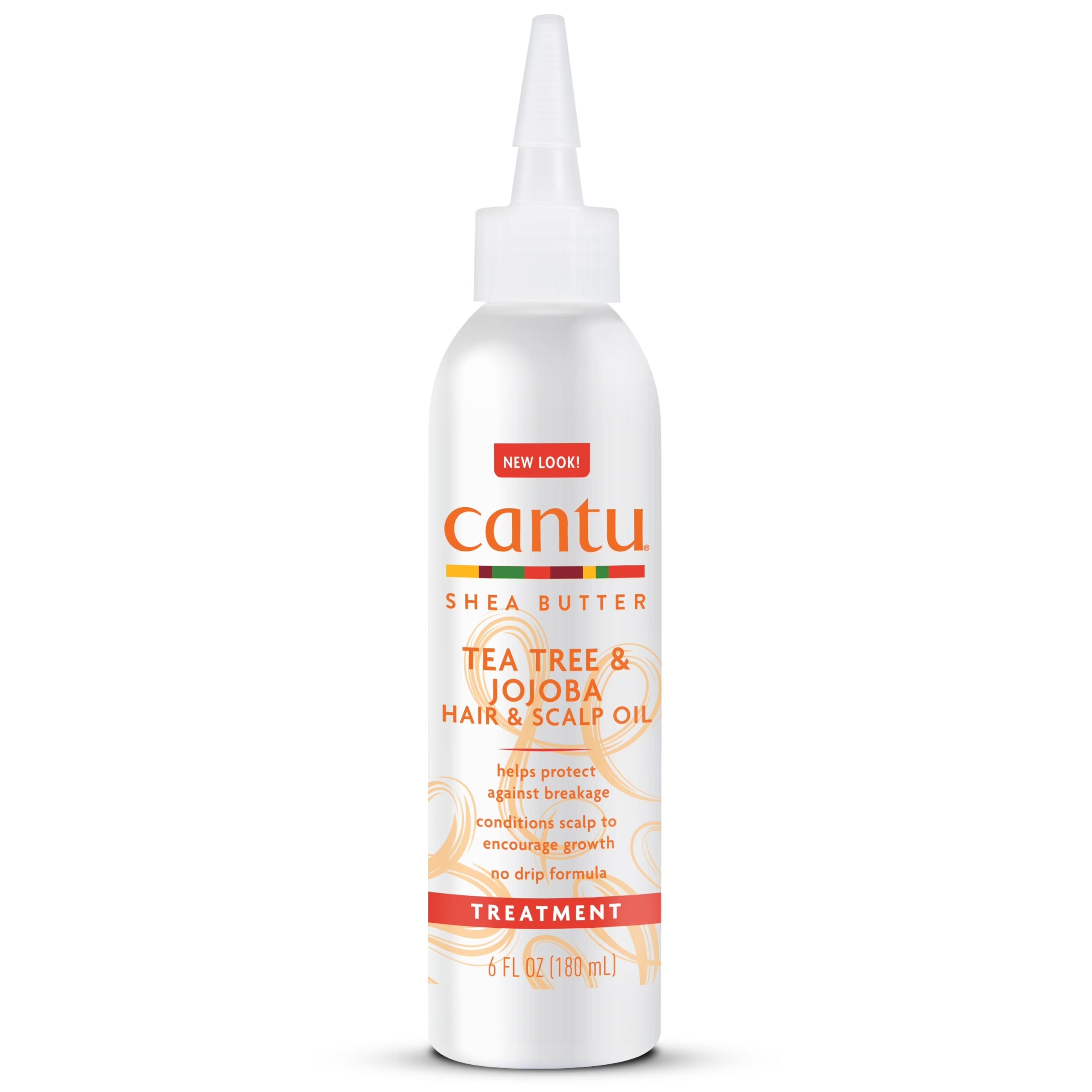 Cantu Shea Butter Tea Tree & Jojoba Hair & Scalp Oil No-Drip Formula 6 fl oz