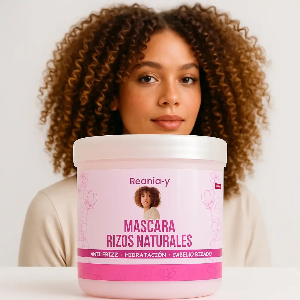 Mascarilla rizos naturales de Reania-y – vista 2