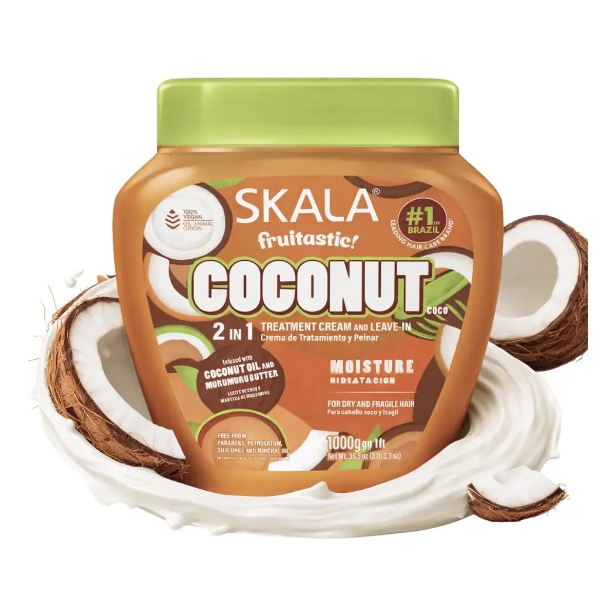 Mascara Skala Coconut Fruitastic 2 En 1 Hidratación 1000g