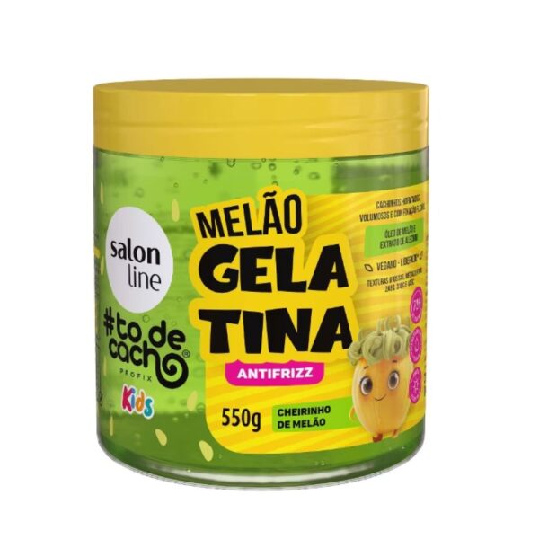 Gelatina Antifrizz Acondicionador Kids Melao 550g. #Todecacho de Line