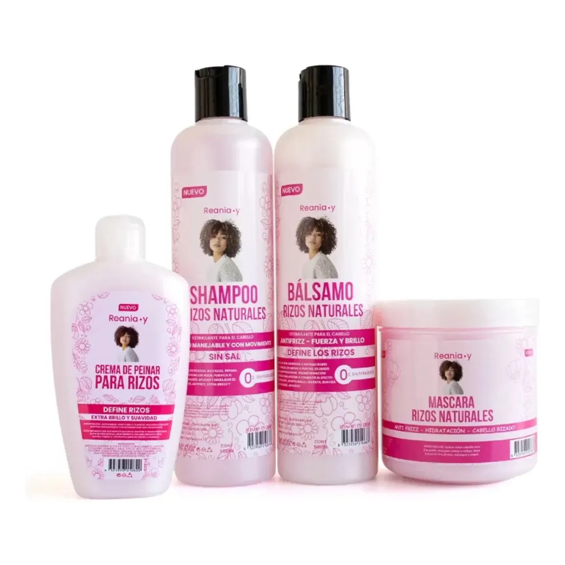Kit Para Rizos Shampoo Acondicionador Cuidado Cabello Rizado de Reania-y – vista 2