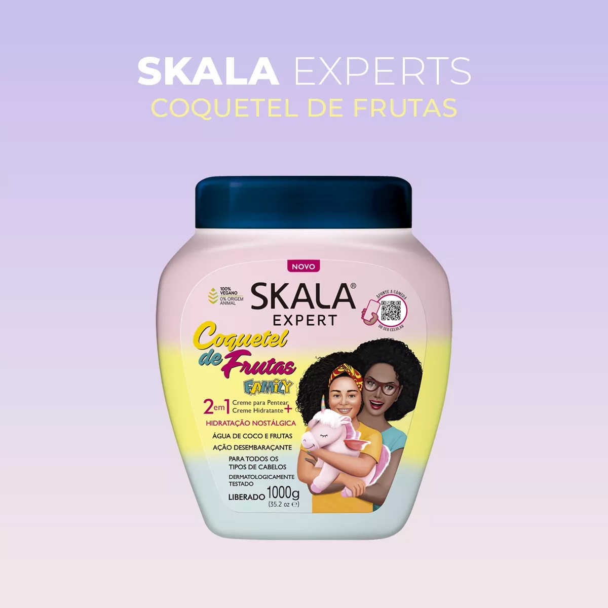 mascara skala coquetel de frutas