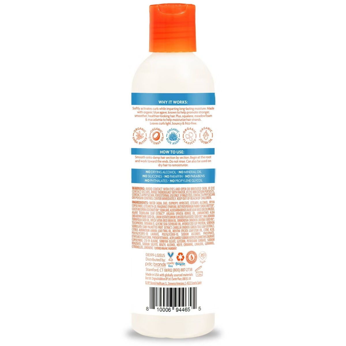 Cantu Weightless Smooth + Curl Enhancer Cream – 10oz – vista 2