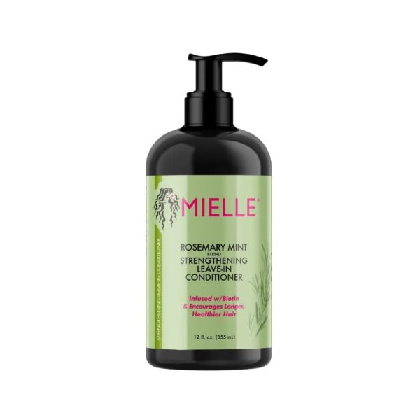 Mielle Rosemary Mint Strengthening Leave-In Conditioner 12oz de Mielle Naturals – vista 2