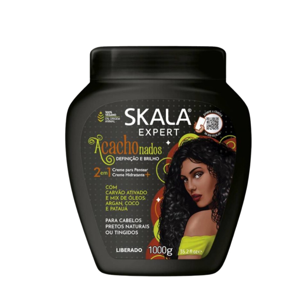 Mascara Capilar Skala Acachonados 1000ml Crespos Nutridos