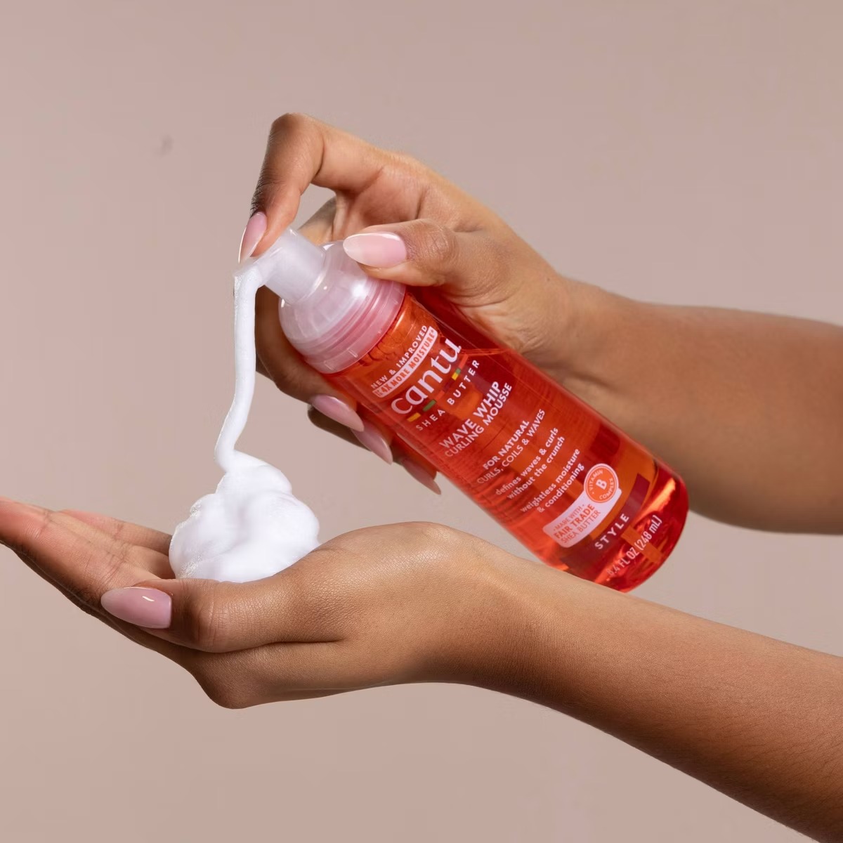 Cantu Wave Whip Curling Mousse – 8.4 fl oz – vista 3
