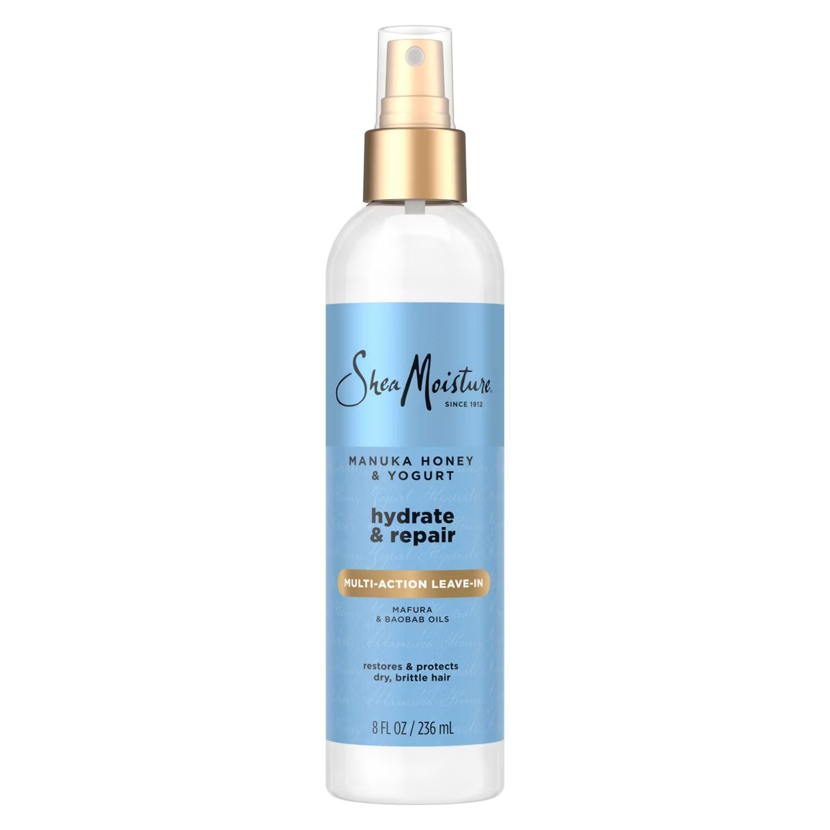 Shea Moisture Manuka Honey & Yogurt Hydrate + Repair Leave-In Conditioner Spray – 8 fl oz