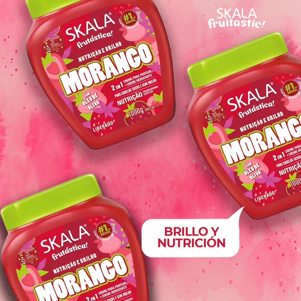 Tratamiento Capilar Strawberry Cabello Seco Y Op 1000g Skala – vista 3