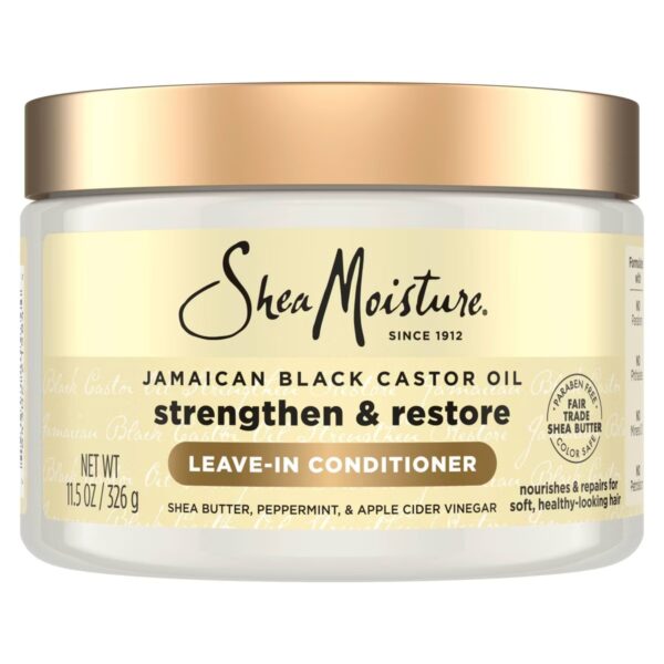Shea Moisture Jamaican Black Castor Hair Oil Reparative Leave-In Conditioner – 11.5 fl oz