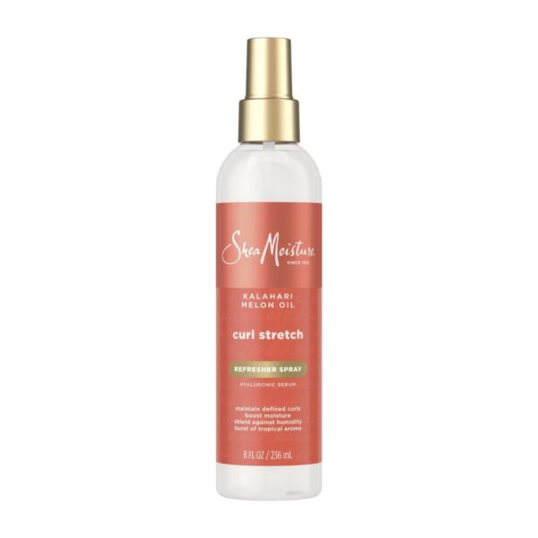 Shea Moisture Curl Stretch Refresher Spray Kalahari Melon Oil & Marula Oil Infused with Hyaluronic Serum