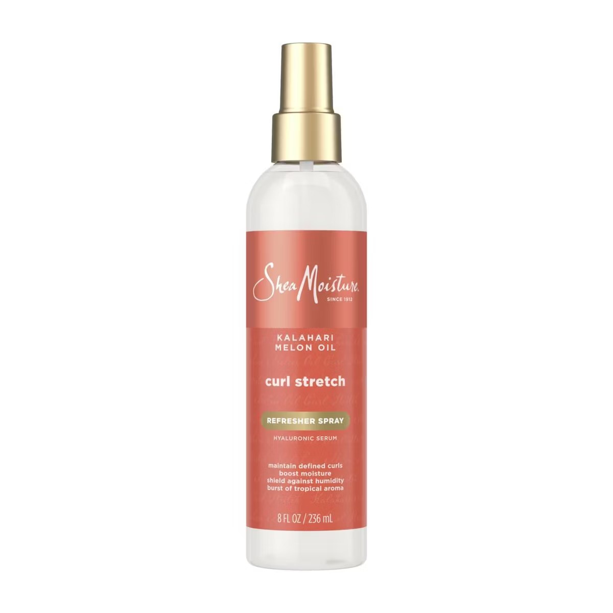 Shea Moisture Curl Stretch Refresher Spray Kalahari Melon Oil & Marula Oil Infused with Hyaluronic Serum