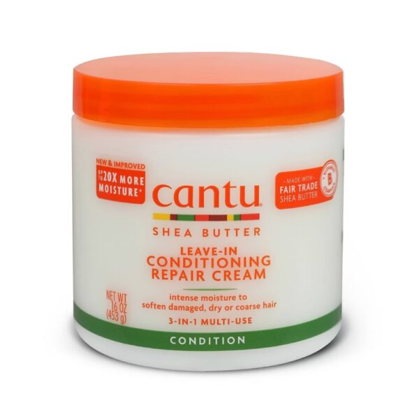 Cantu Shea Butter Leave-In Conditioning Repair Hair Cream – 16 fl oz