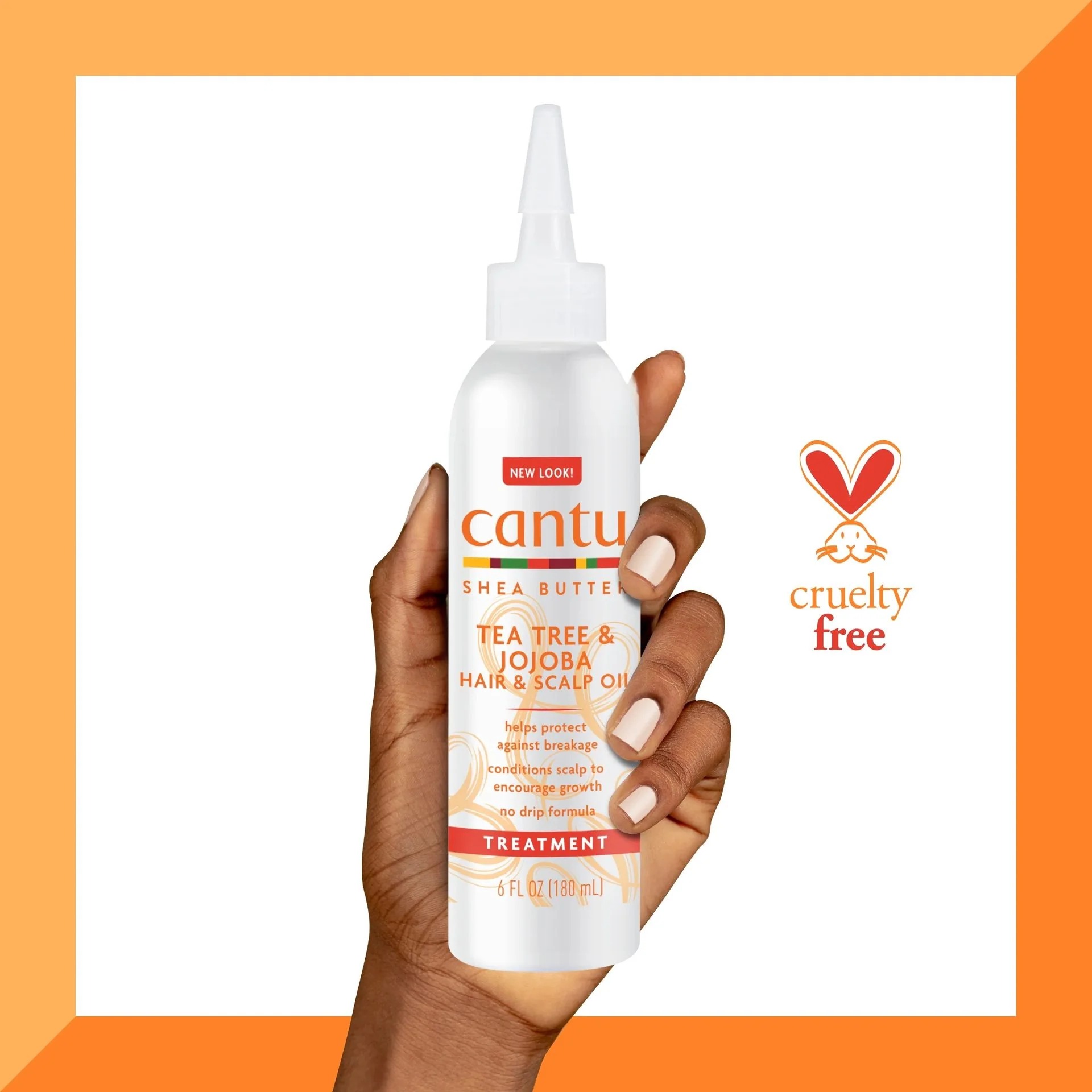 Cantu Shea Butter Tea Tree & Jojoba Hair & Scalp Oil No-Drip Formula 6 fl oz – vista 2