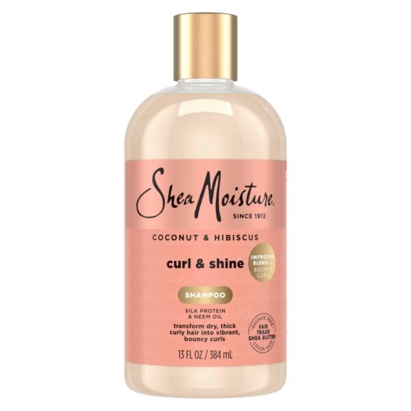 Shea Moisture Coconut and Hibiscus Curl and Shine Shampoo – 13 fl oz