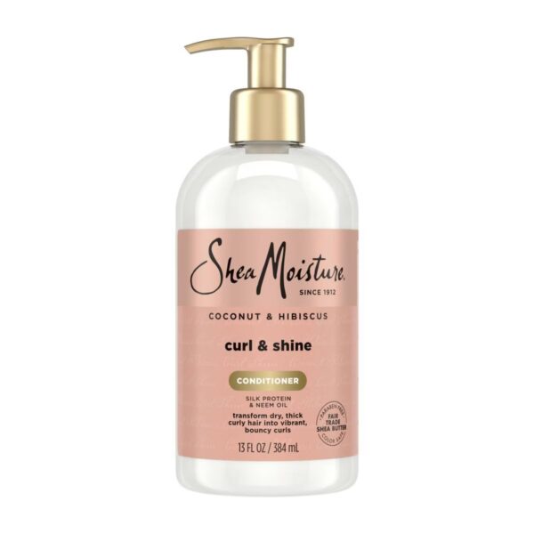 Shea Moisture Coconut and Hibiscus Curl & Shine Conditioner – 13 fl oz