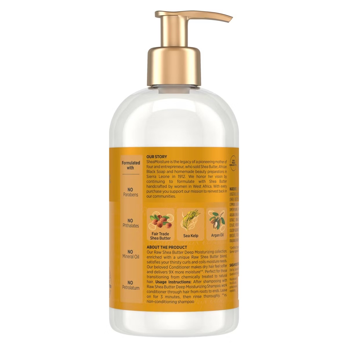 Shea Moisture Raw Shea Butter Deep Moisturizing Conditioner – 13 fl oz – vista 2