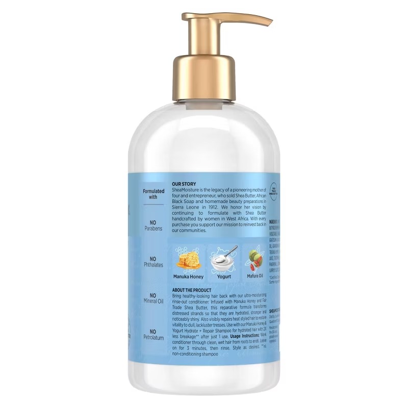 Shea Moisture Manuka Honey & Yogurt Hydrate & Repair Conditioner – 13 fl oz – vista 2