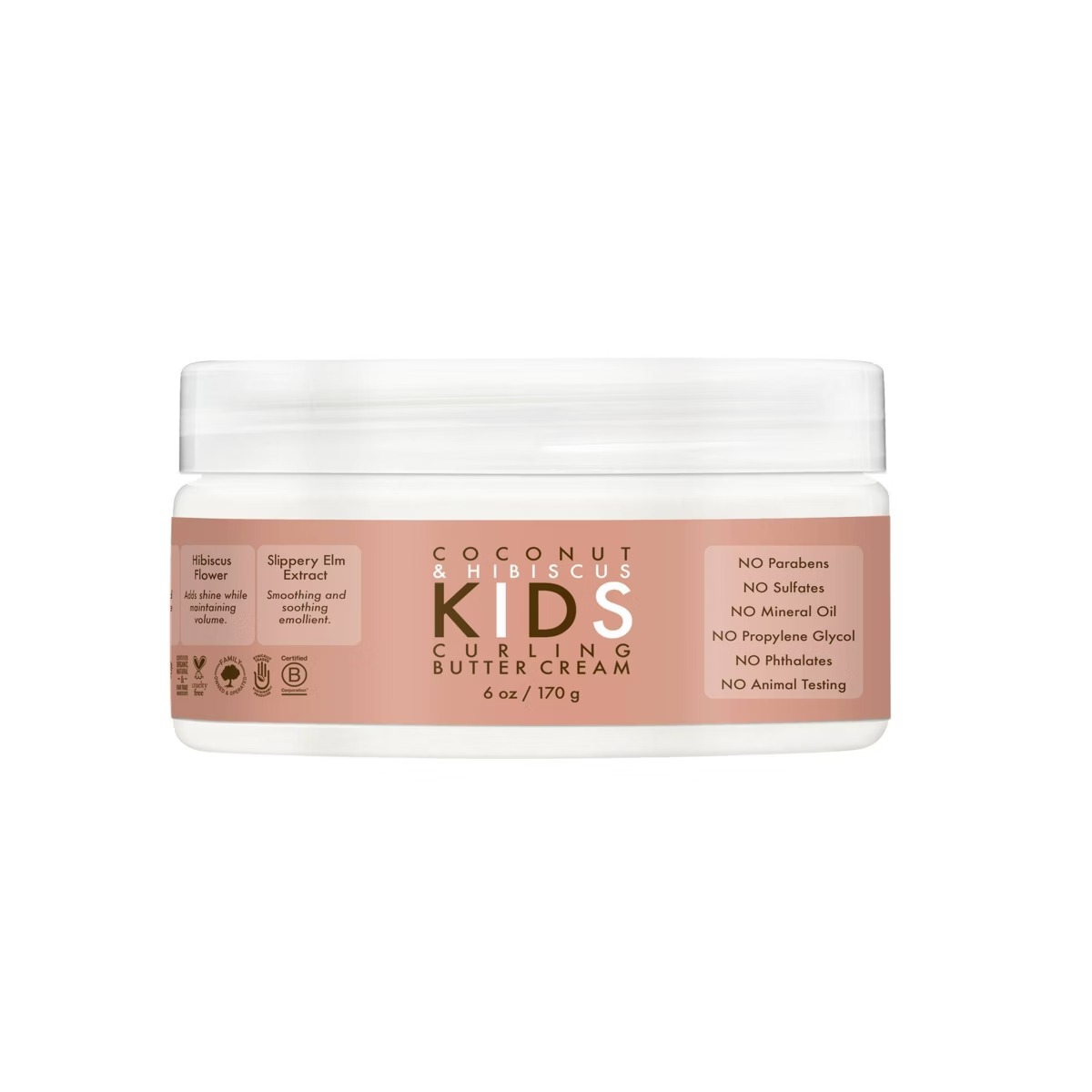 Shea Moisture Coconut & Hibiscus Kids_ Curling Hair Butter Cream – 6oz