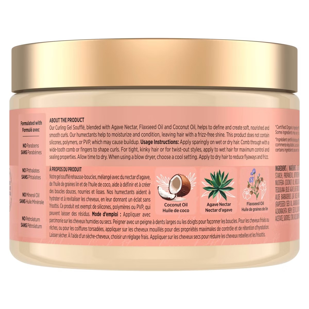 Shea Moisture Coconut and Hibiscus Curling Gel For Thick Curly Hair – 12oz – vista 2