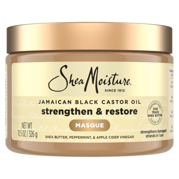 Shea Moisture Jamaican Black Castor Oil Strengthen & Restore Hair Mask – 11.5oz