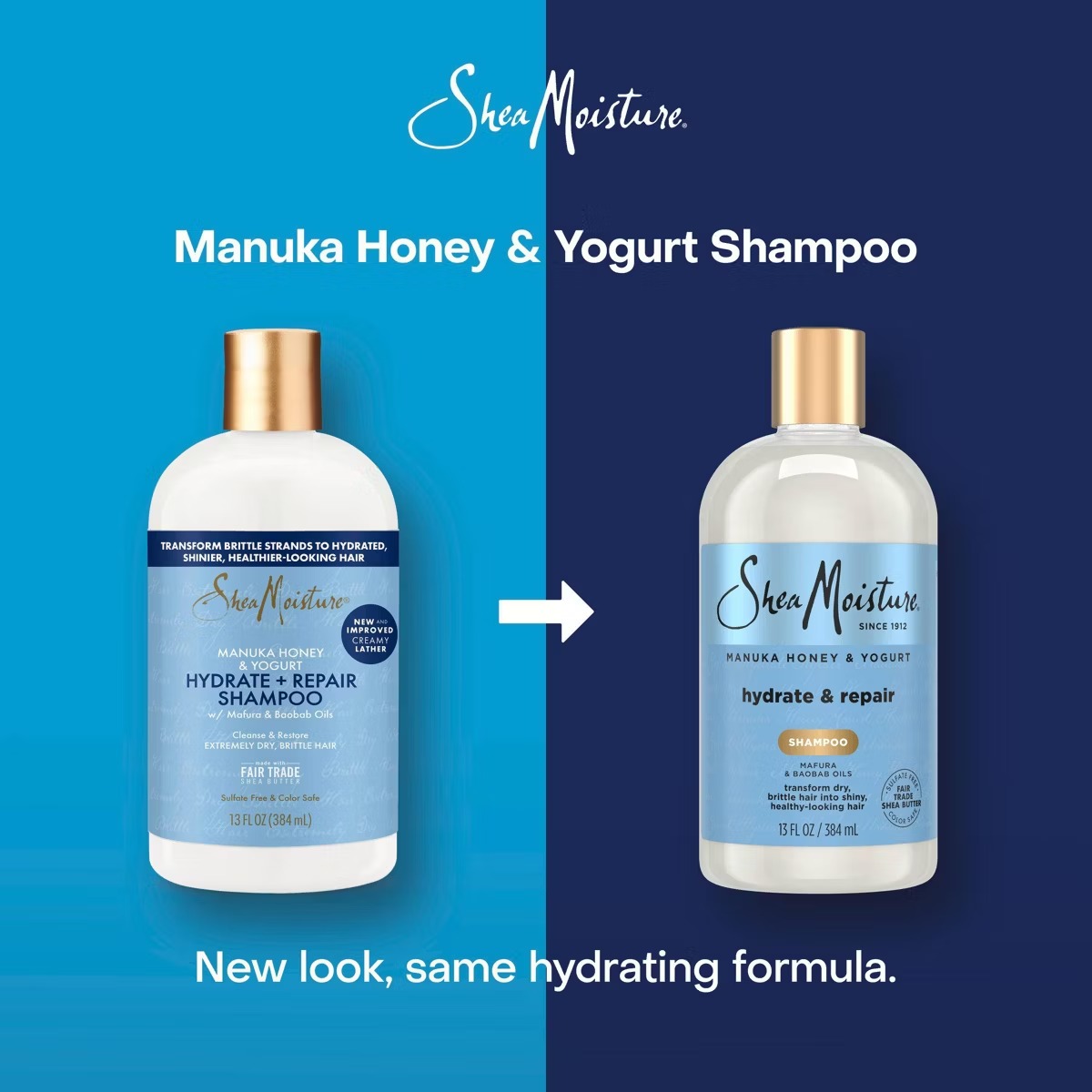 Shea Moisture Manuka Honey & Yogurt Hydrate & Repair Shampoo – 13 fl oz – vista 3