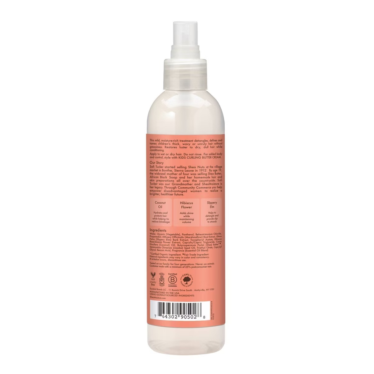 Shea Moisture Leave-In Conditioning Milk- 8 fl oz