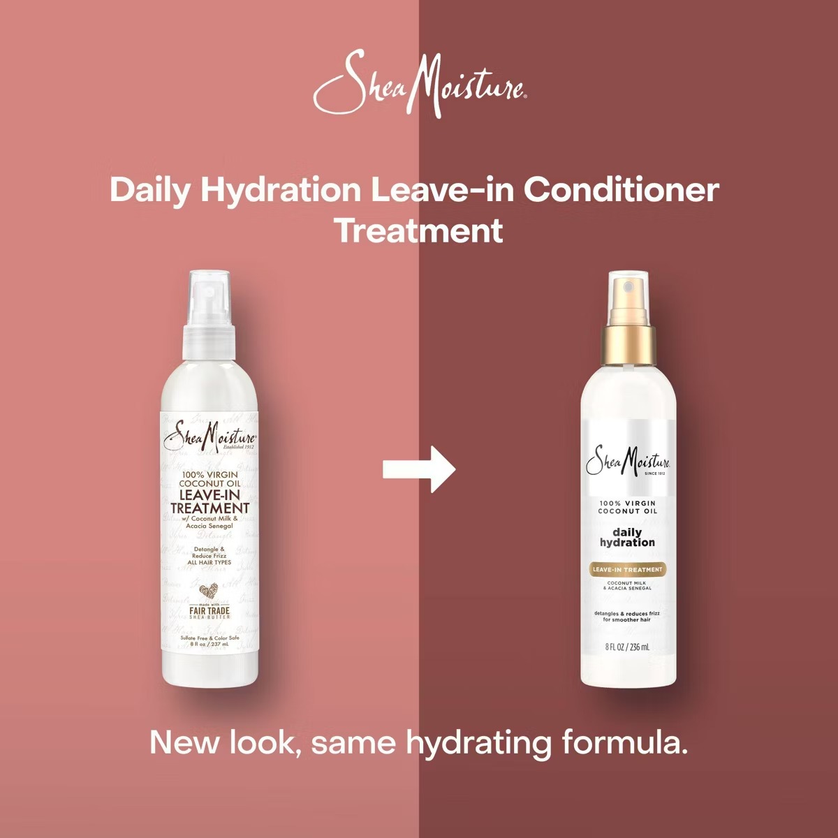 Shea Moisture 100_ Virgin Coconut Oil Leave In Conditioner – 8 fl oz – vista 2