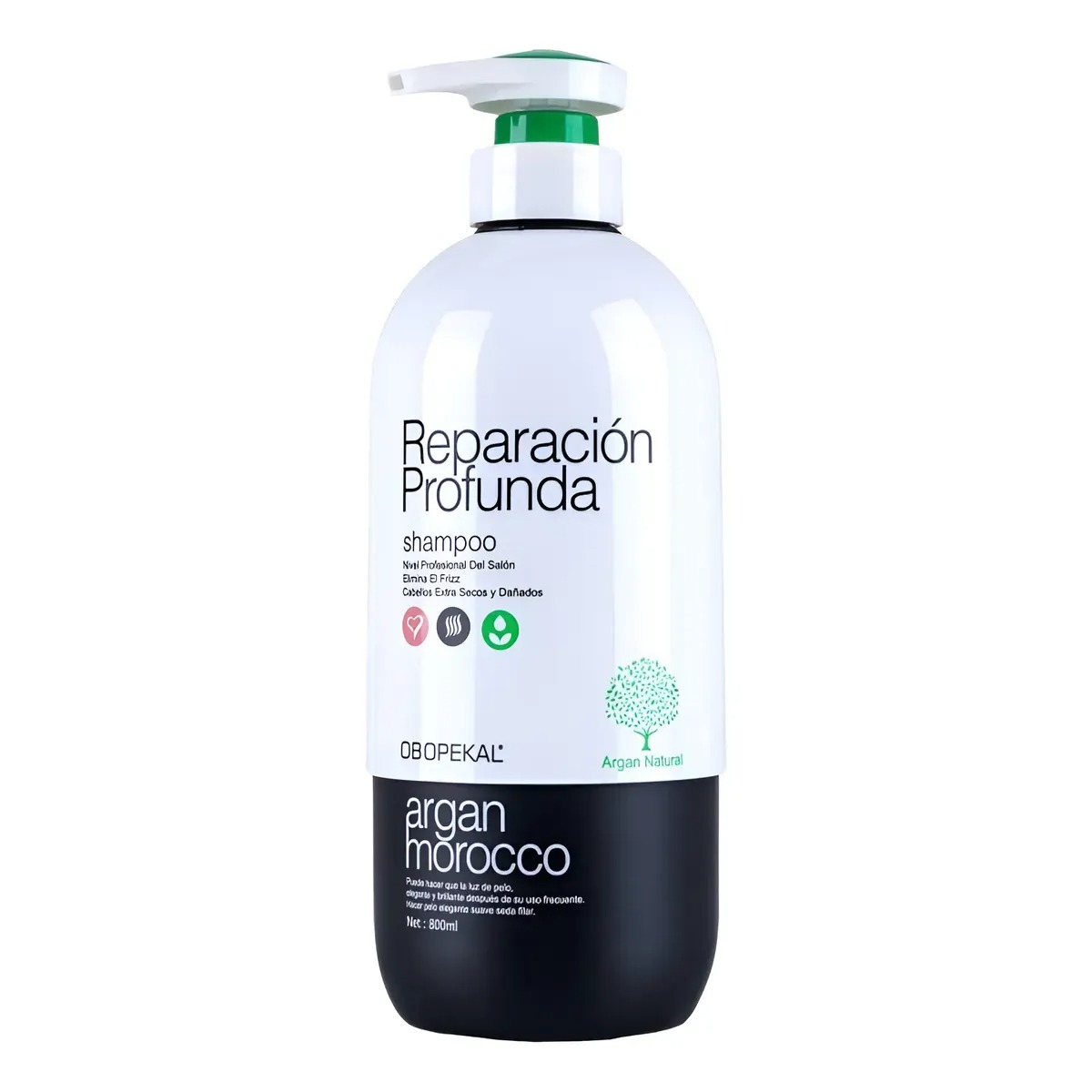Shampoo Reparación Profunda Obopekal 800 Ml