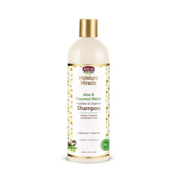 African Pride Shampoo Moisture Miracle Aloe & Coconut Water _ Shampoo Hidratante