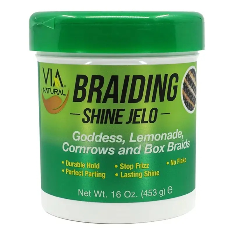 Via Natural Braiding Shine Jelo 16 oz de Via Naturals