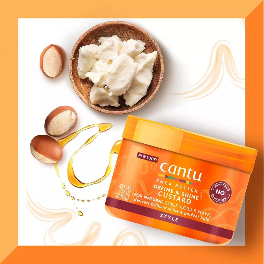 Cantu Shea Butter for Natural Hair Define & Shine Custard – vista 2