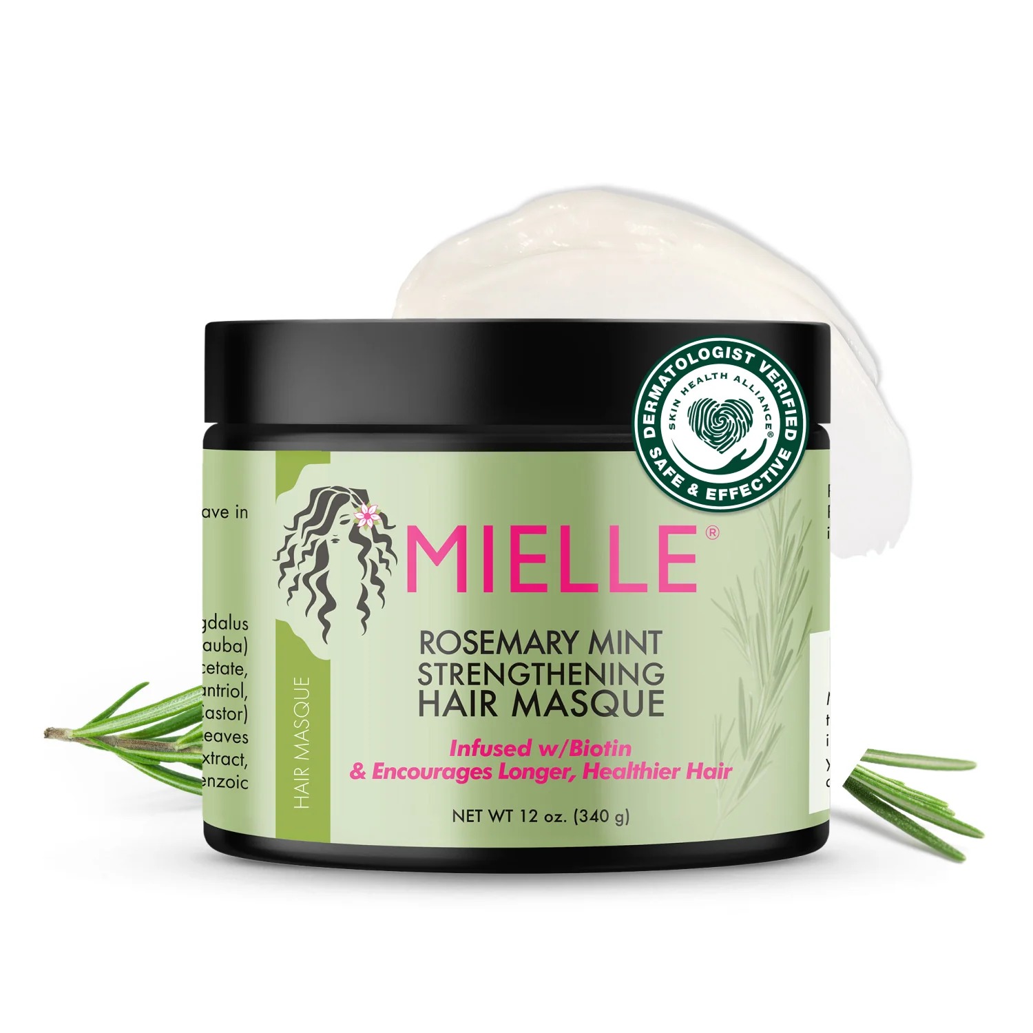 Mielle Rosemary Mint Strengthening Hair Masque de Mielle Naturals – vista 3
