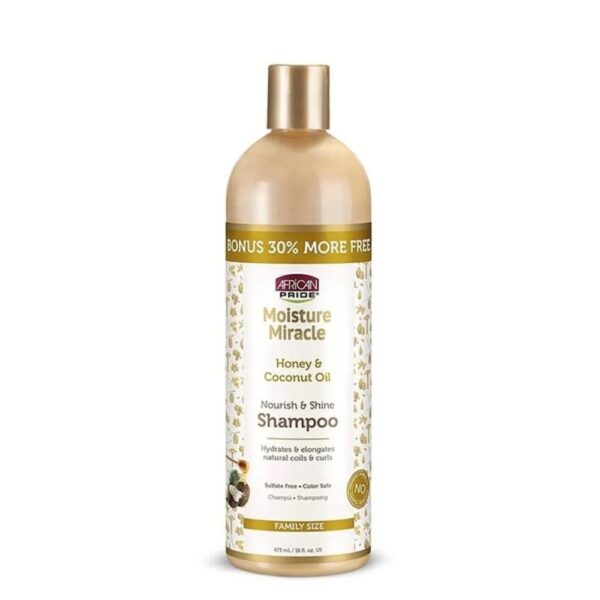 African Pride Moisture Miracle Nourish and Shine Shampoo 473ml