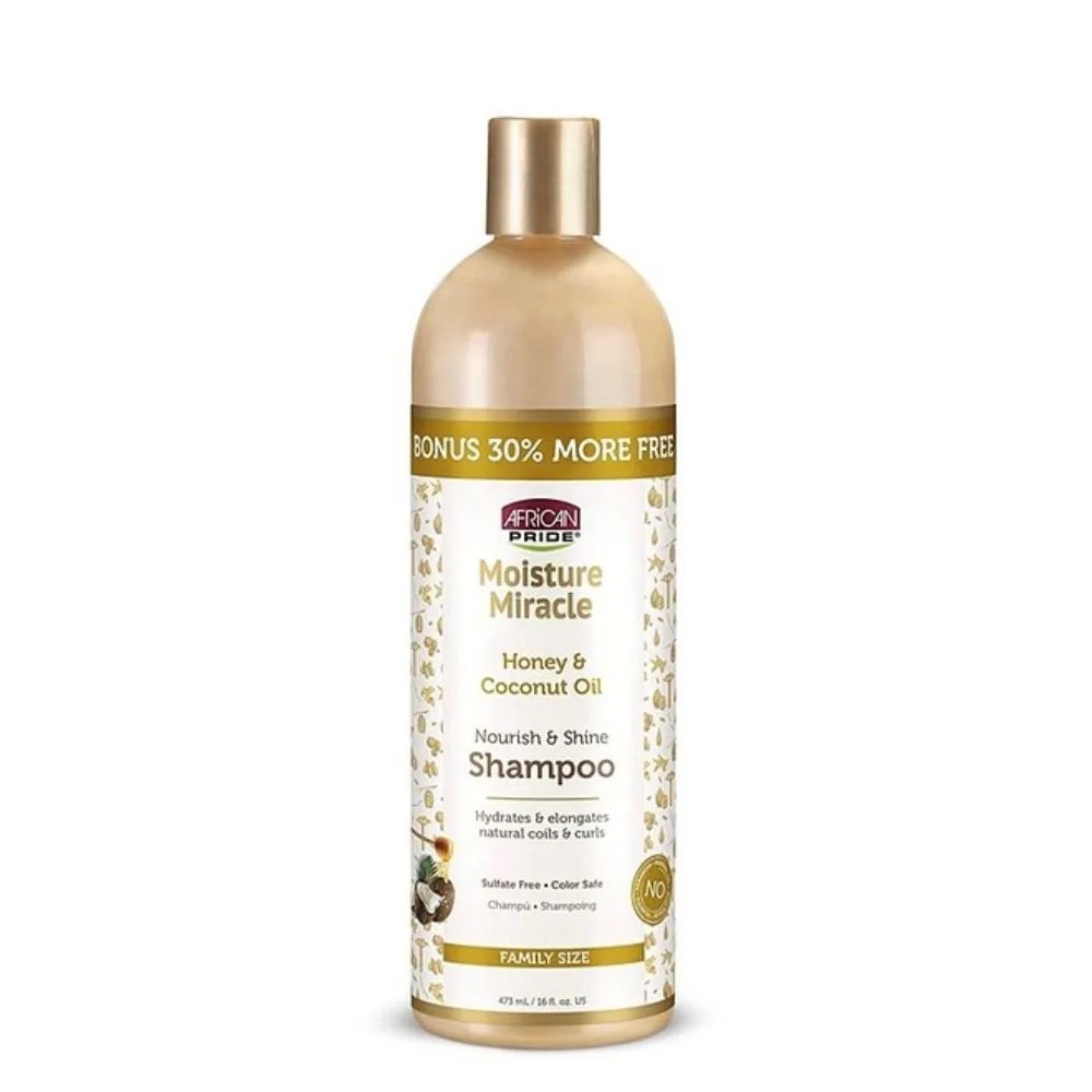 African Pride Moisture Miracle Nourish and Shine Shampoo 473ml