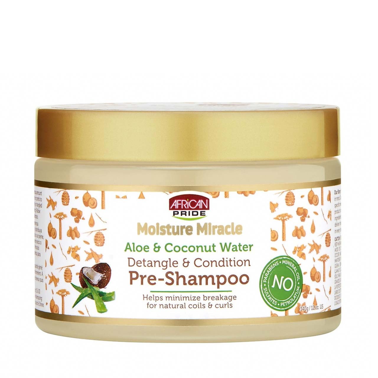 African Pride Moisture Miracle Aloe & Coconut Water Pre-Shampoo – vista 2