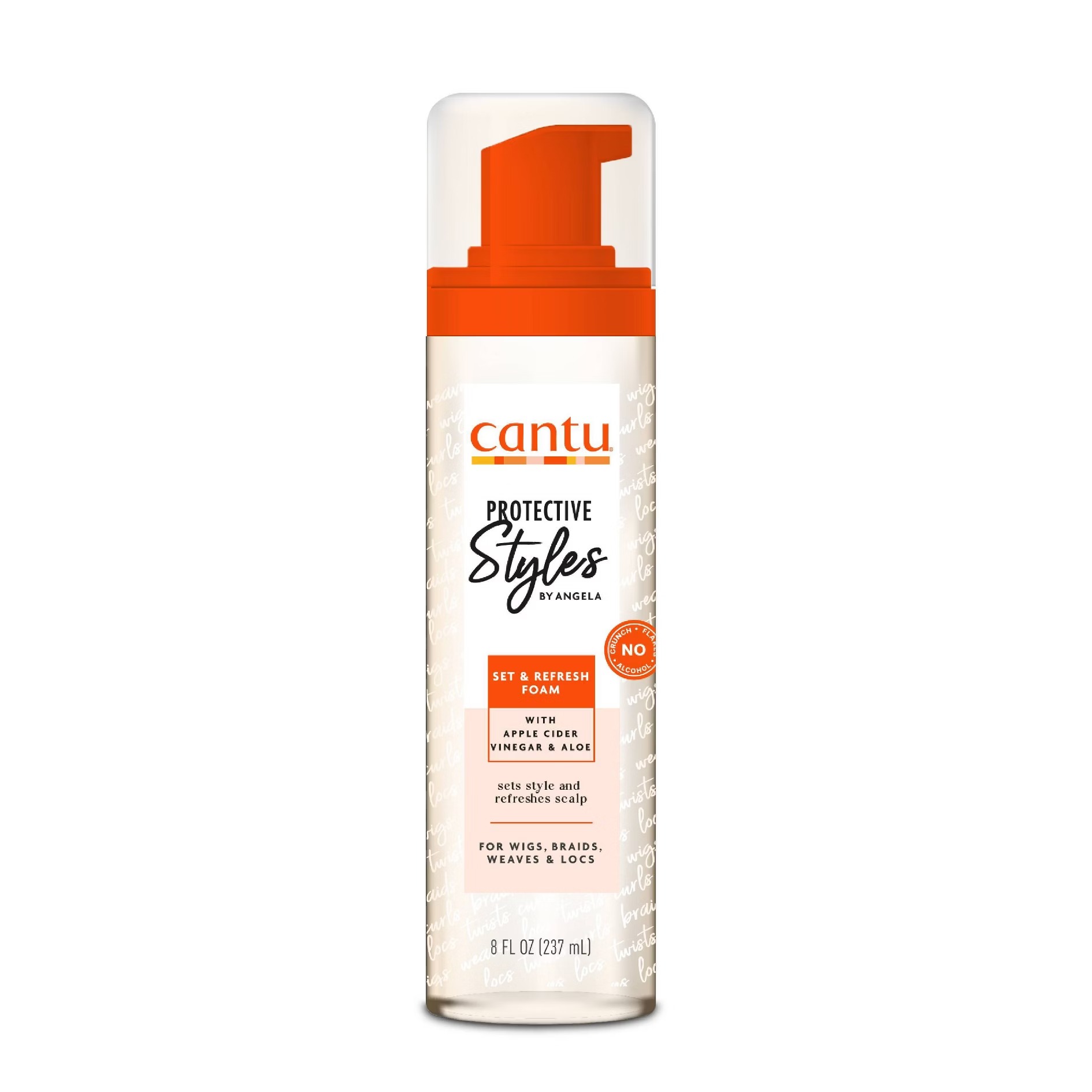 Cantu Protective Style Setting Foam Hair Mousse – 8 fl oz