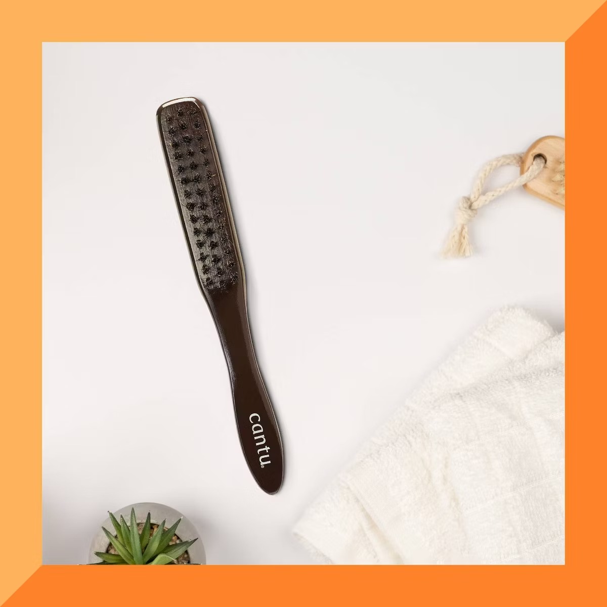 Cantu Narrow Wood Updo Bristle Hair Brush – 1ct