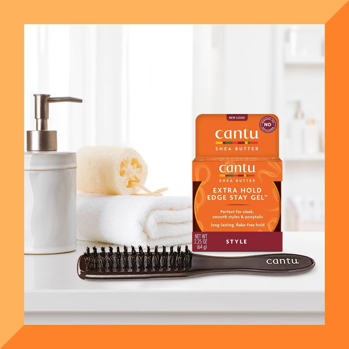 Cantu Narrow Wood Updo Bristle Hair Brush – 1ct – vista 2